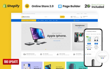 T Electronics Store Shopify Teması