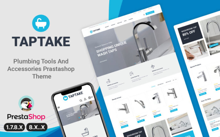 TapTake - Sıhhi Tesisat ve Banyo Aksesuarları PrestaShop Teması