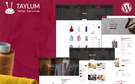 Taylum Stylish Custom Clothing Tailor WordPress Teması