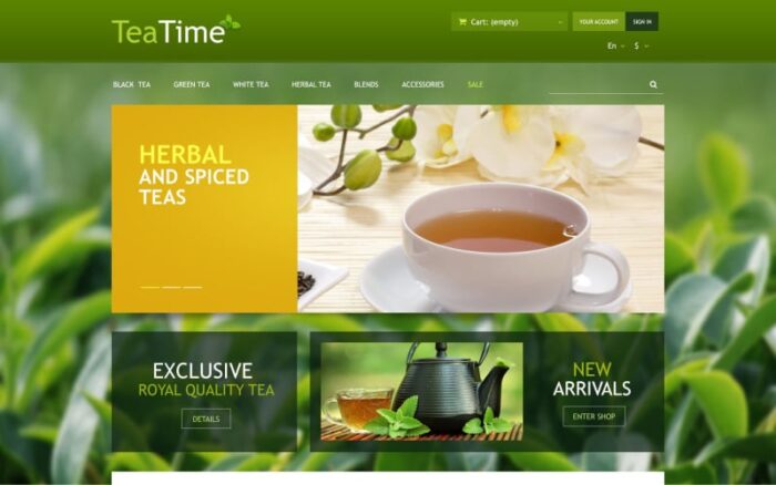 Tea Store PrestaShop Teması