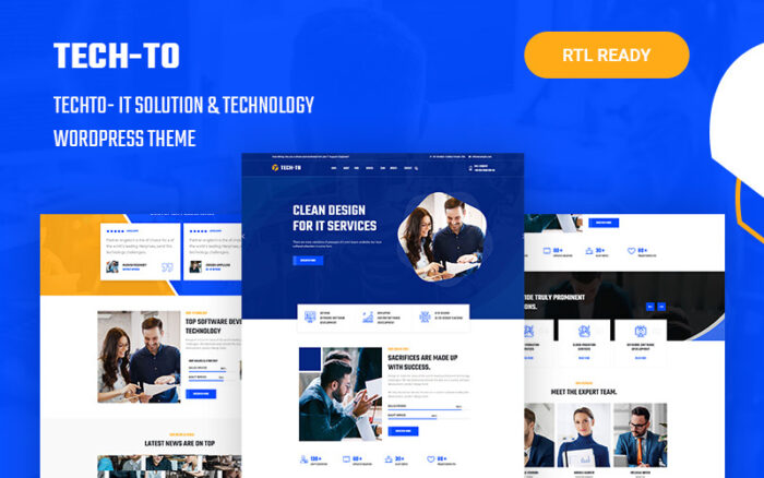 Techto - BT Çözümü ve Teknolojiye Duyarlı WordPress Teması