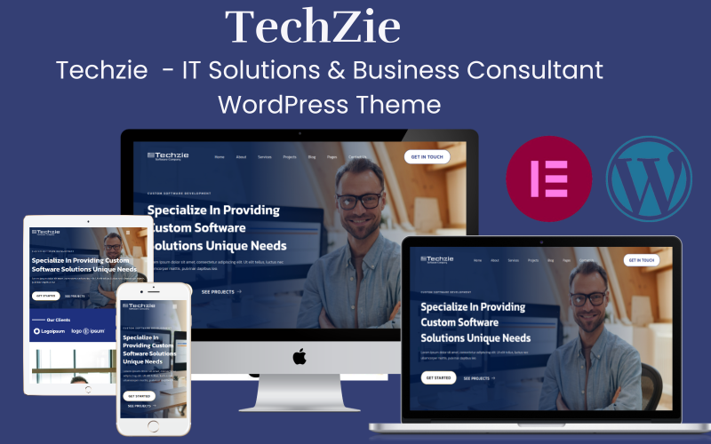 Techzie - BT Çözümleri ve İş Danışmanı WordPress Teması