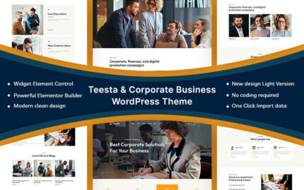 Teesta - Kurumsal İşletme WordPress Teması