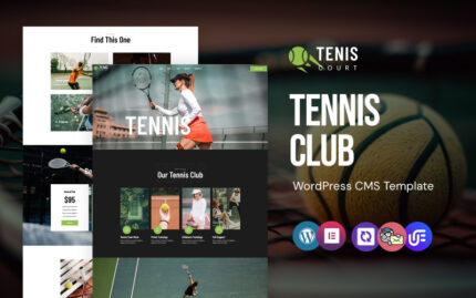 Tenis - Badminton Kulübü ve Kanepe WordPress Elementor Teması