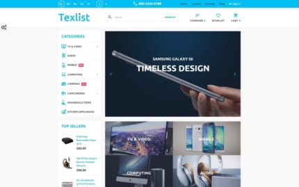 Texlist PrestaShop Teması