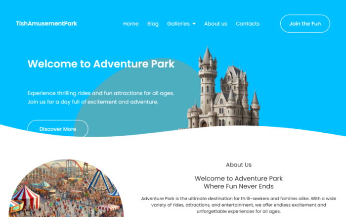 TishAmusementPark - Eğlence Parkı WordPress Teması