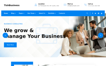 TishBusiness - Kurumsal ve İş WordPress Teması