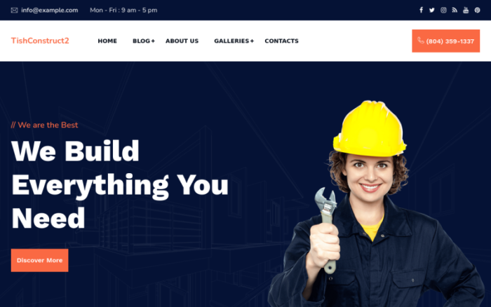 TishConstruct2 - İnşaat ve Mimarlık WordPress Teması