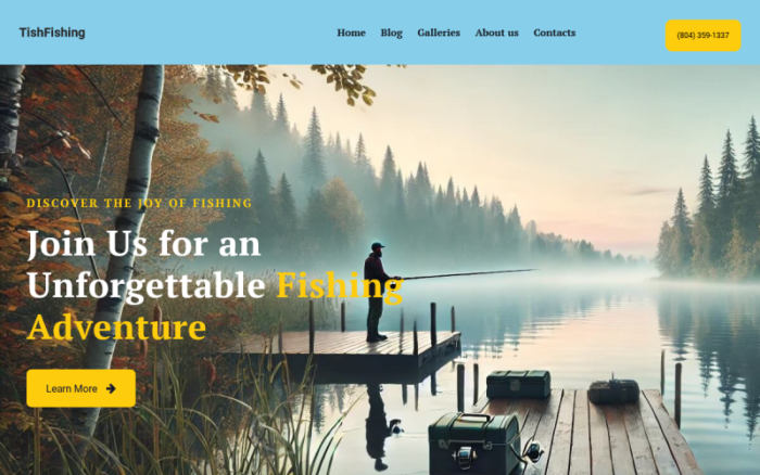 TishFishing - Balık Tutma WordPress Teması