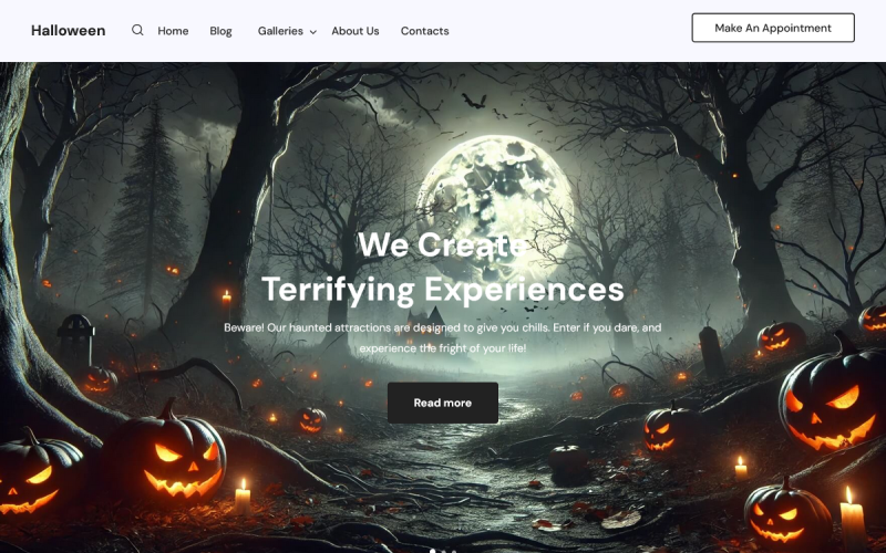 TishHalloween - Cadılar Bayramı WordPress Teması