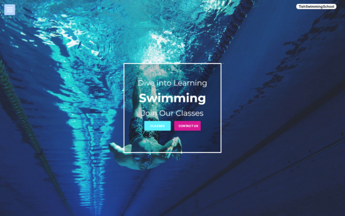 TishSwimmingSchool - Yüzme Okulu WordPress Teması