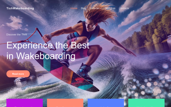 TishWakeboarding - Wakeboarding WordPress Teması