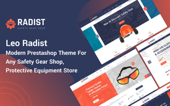 TM Radist - Safety Gear Shop Prestashop Teması