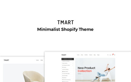 Tmart - Minimalist Shopify Teması