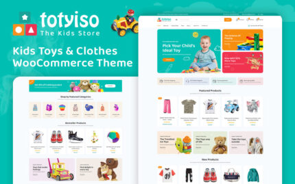 Totyiso - Çocuk Oyuncakları ve Giysileri Mağazası Elementor WooCommerce Teması