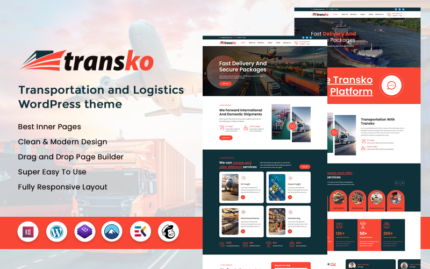 Transko - Taşımacılık ve Lojistik WordPress Teması