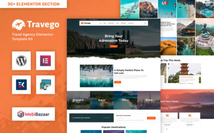 Travego - Tur ve Seyahat Acentası Şablonu WordPress Teması