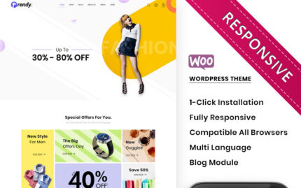 Trendy - Duyarlı Moda Mağazası WooCommerce Teması