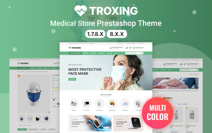 Troxing - İlaç, İlaç ve Eczacılık Prestashop Teması