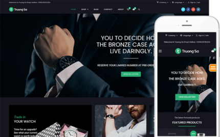 Truong Sa - Takı ve Saat Çevrimiçi Mağaza Teması WooCommerce Teması