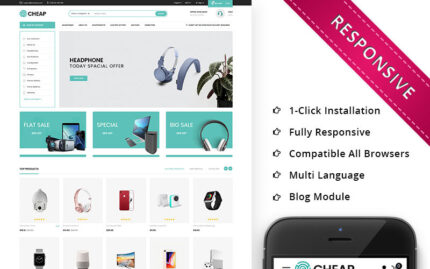 Ucuz - Elektronik PrestaShop Teması