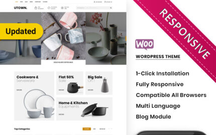 Utown - The Mega Kitchen Store Premium WooCommerce Teması