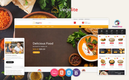 Vegelite - Gıda PrestaShop Şablonu