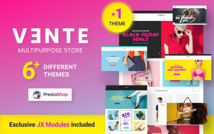 Vente - Apparel Multistore Design PrestaShop Teması