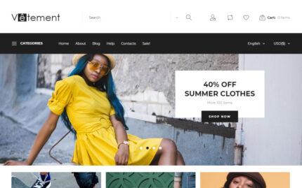 Vetement - Apparel Store PrestaShop Teması