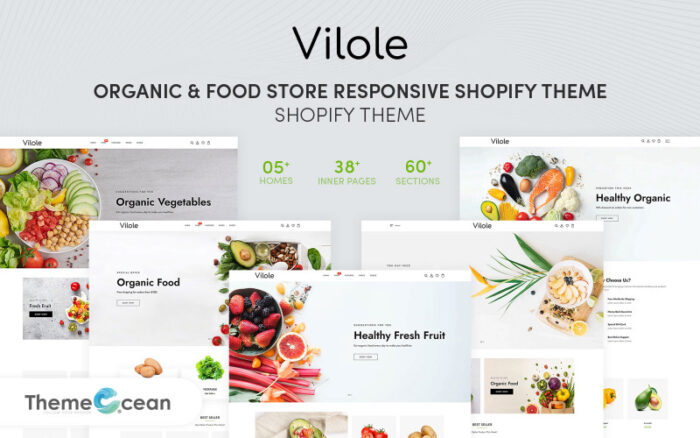 Vilole - Organik ve Gıda Mağazası Duyarlı Shopify Teması