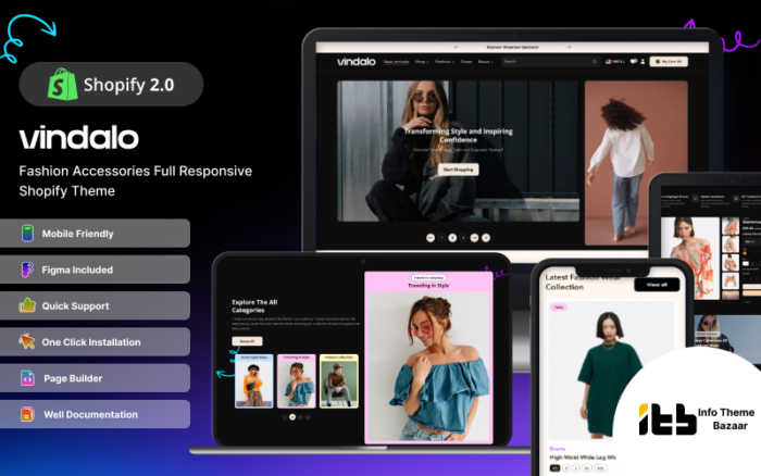 Vindalo - Duyarlı Giyim ve Moda Shopify 2.0 Teması