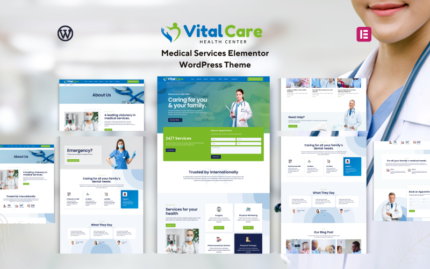 Vital Care - Çok Amaçlı Tıbbi Hizmetler WordPress Teması