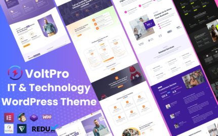 VoltPro - BT ve Teknoloji WordPress Teması