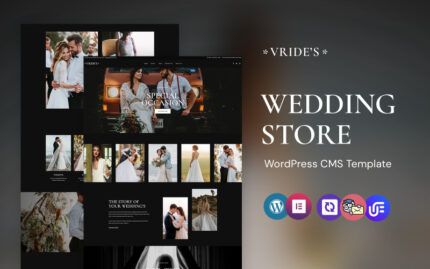 Vrides - Düğün Stüdyosu WordPress Elementor Teması