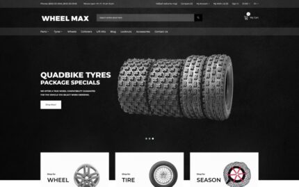 Wheel Max - Wheels & Tires Shop OpenCart Şablonu