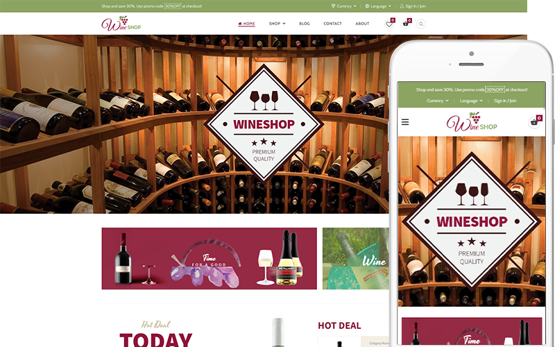 Wine Shop - Şarap, Şaraphane ve Bağ Teması WooCommerce Teması