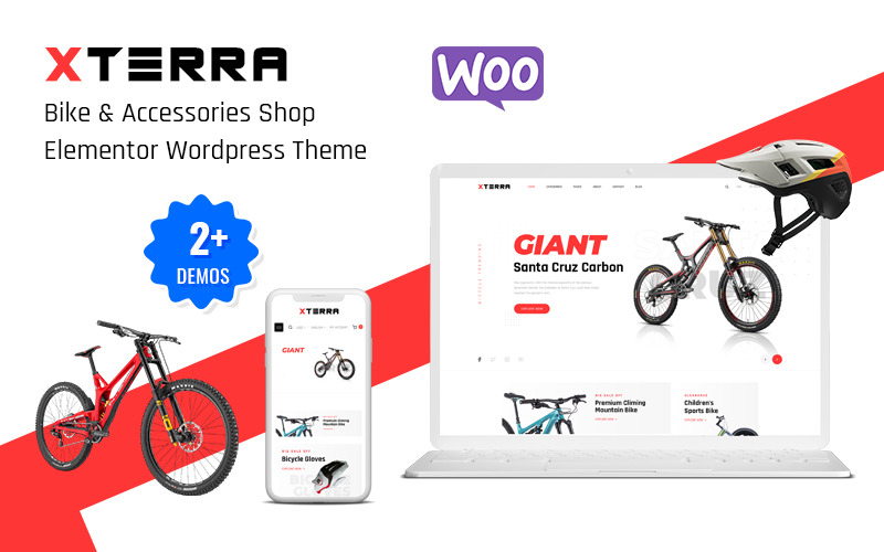 Xterra - Bisiklet ve Aksesuar Mağazası Elementor Wordpress Teması