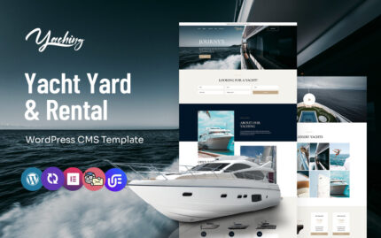 Yaching - Yat Tersanesi ve Kiralama Çok Amaçlı WordPress Elementor Teması