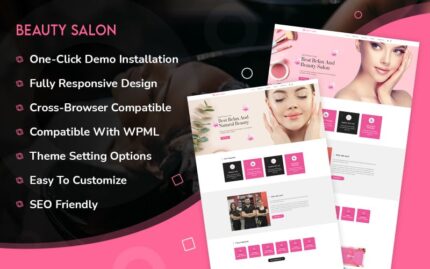 Yapay Zeka İçerik Üreticili Güzellik Salonu Çok Amaçlı WordPress Teması