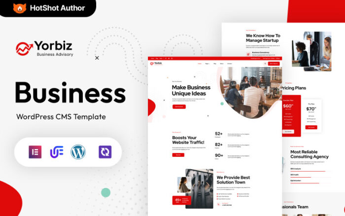 Yorbiz - Çok Amaçlı İşletme WordPress Elementor Teması