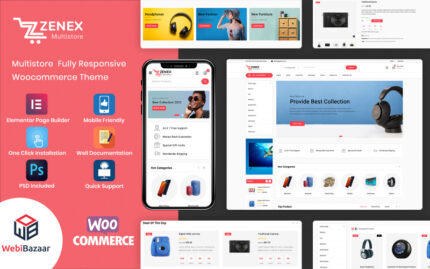 Zenex - Çok Amaçlı e-Ticaret WooCommerce Teması