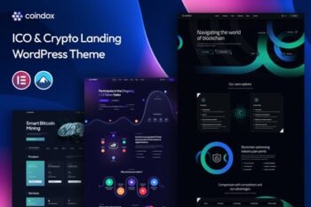 Coindox - ICO & Kripto İniş WordPress Teması