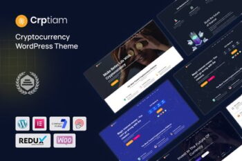Crptiam - Kripto Para WordPress Teması