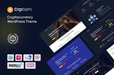 Crptiam - Kripto Para WordPress Teması